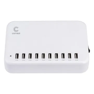 10 Port USB Charging Station 120W Total Power