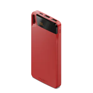 10,000 mAh Power Bank - Red