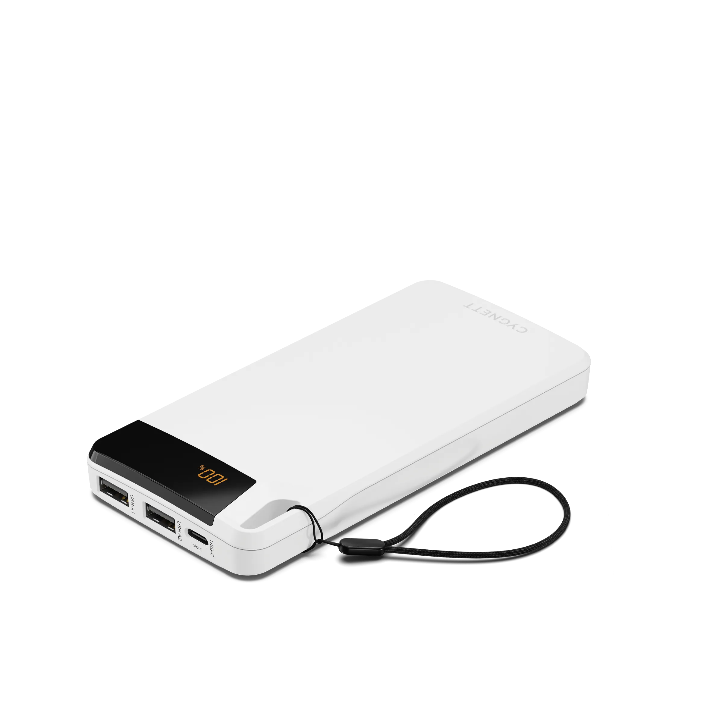 10,000 mAh Power Bank - White