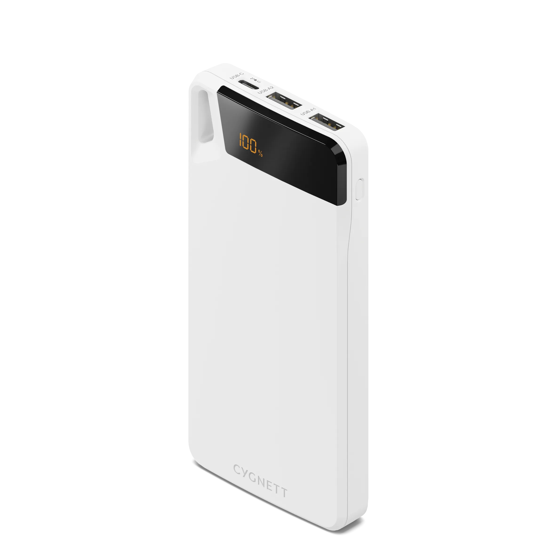 10,000 mAh Power Bank - White
