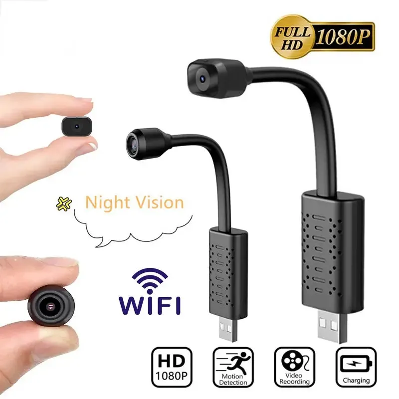1080P HD Wifi USB Camera with Night Vision Motion Detection -1080P HD Camera