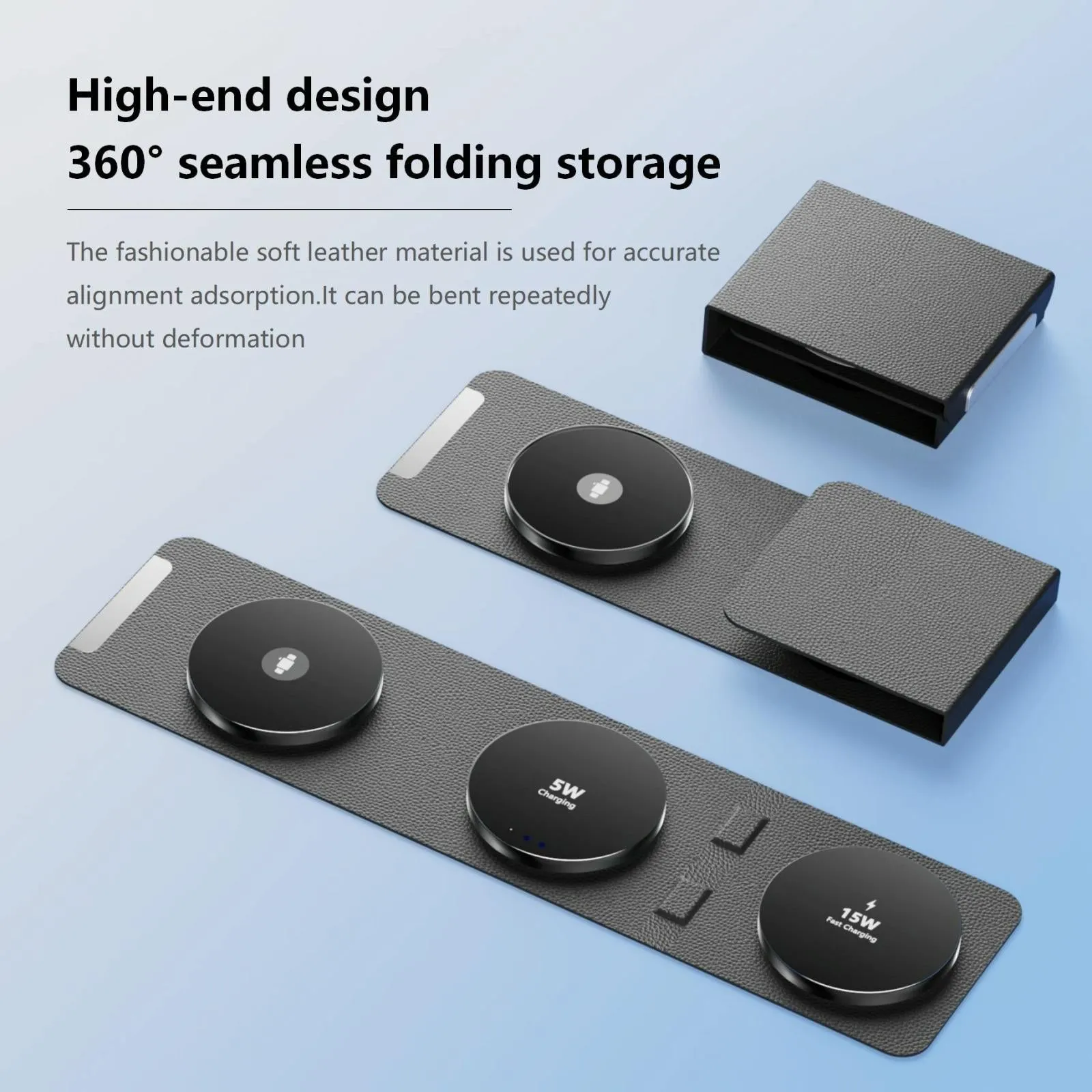 15W 3 In 1 Magnetic Wireless Charger