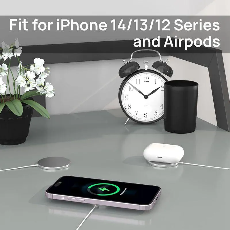 15W Magsafe Wireless Charger For Iphone / Airpods Pro