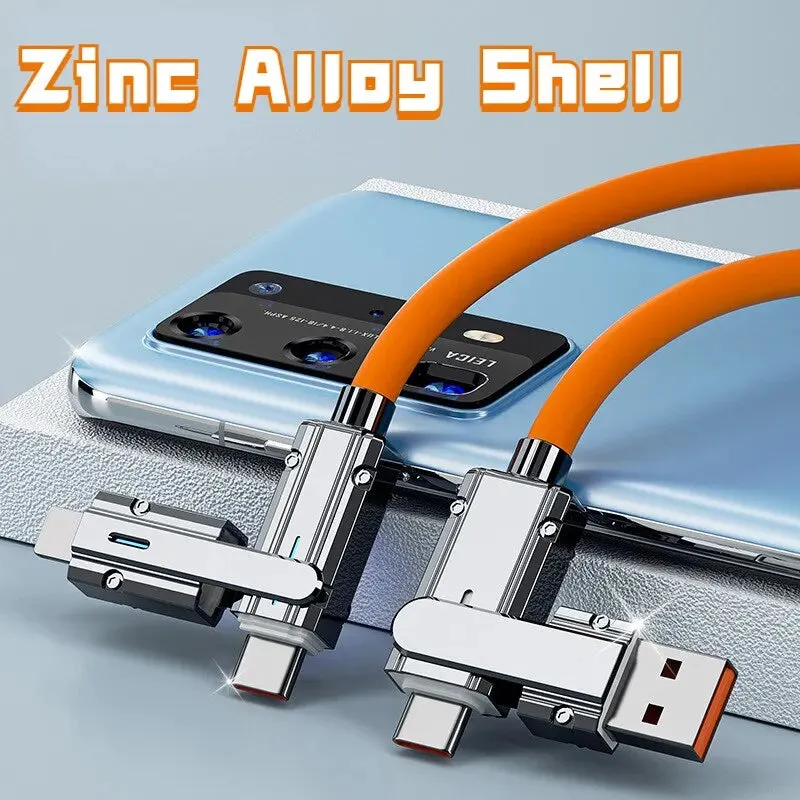 2 in 2 Type c to Type c Cable for Fast Charging Iphone Ipad Huawei Samsung