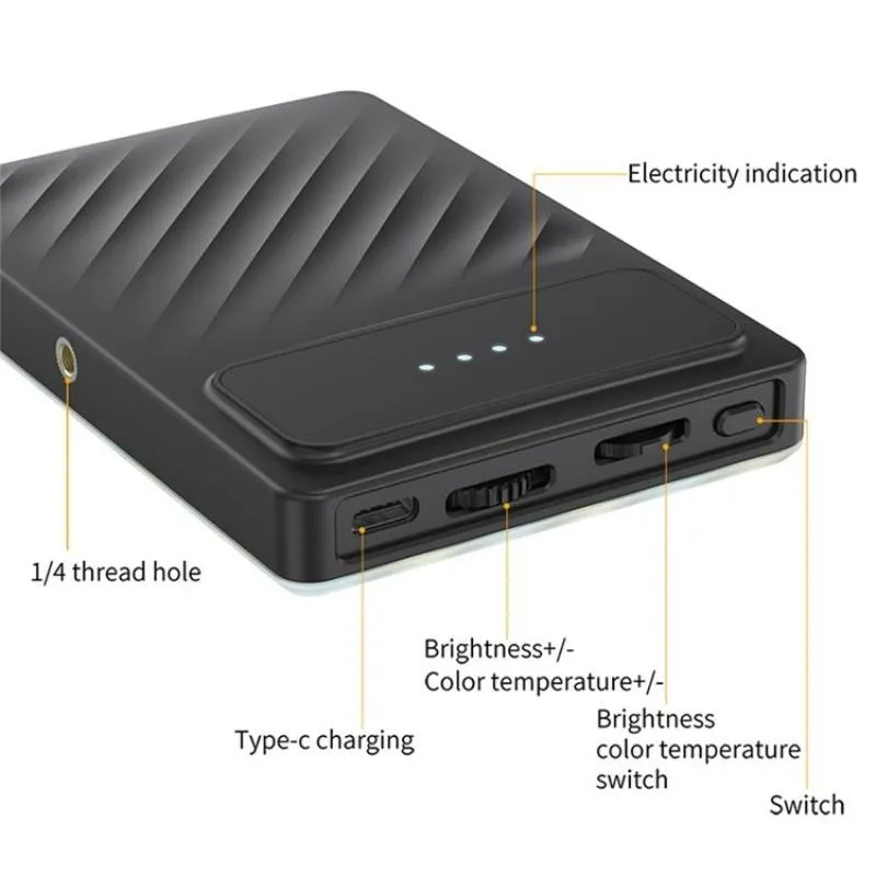 24 Effects Rgb Pocket Fill Light for Mobile Devices