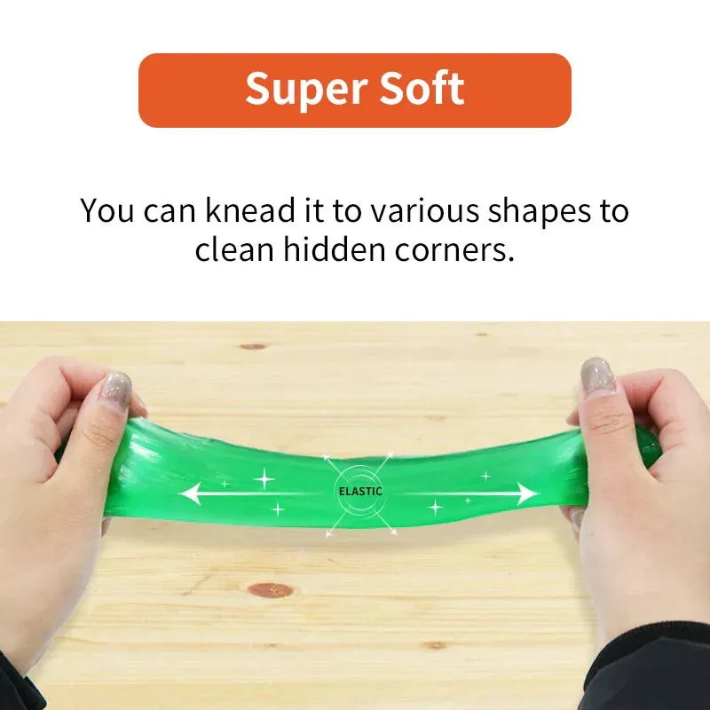 3Pc Car Vent Dust Cleaning Gel Reusable Magic Cleaner