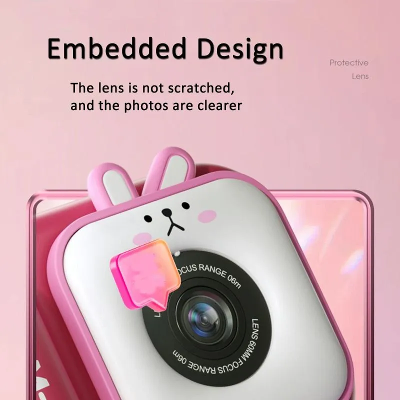 48MP Dual Lens Kids Digital Camera | 2.4 IPS Screen | 32GB TF Card | Blue Fox