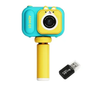 48MP Dual Lens Kids Digital Camera | 2.4 IPS Screen | 32GB TF Card | Blue Fox