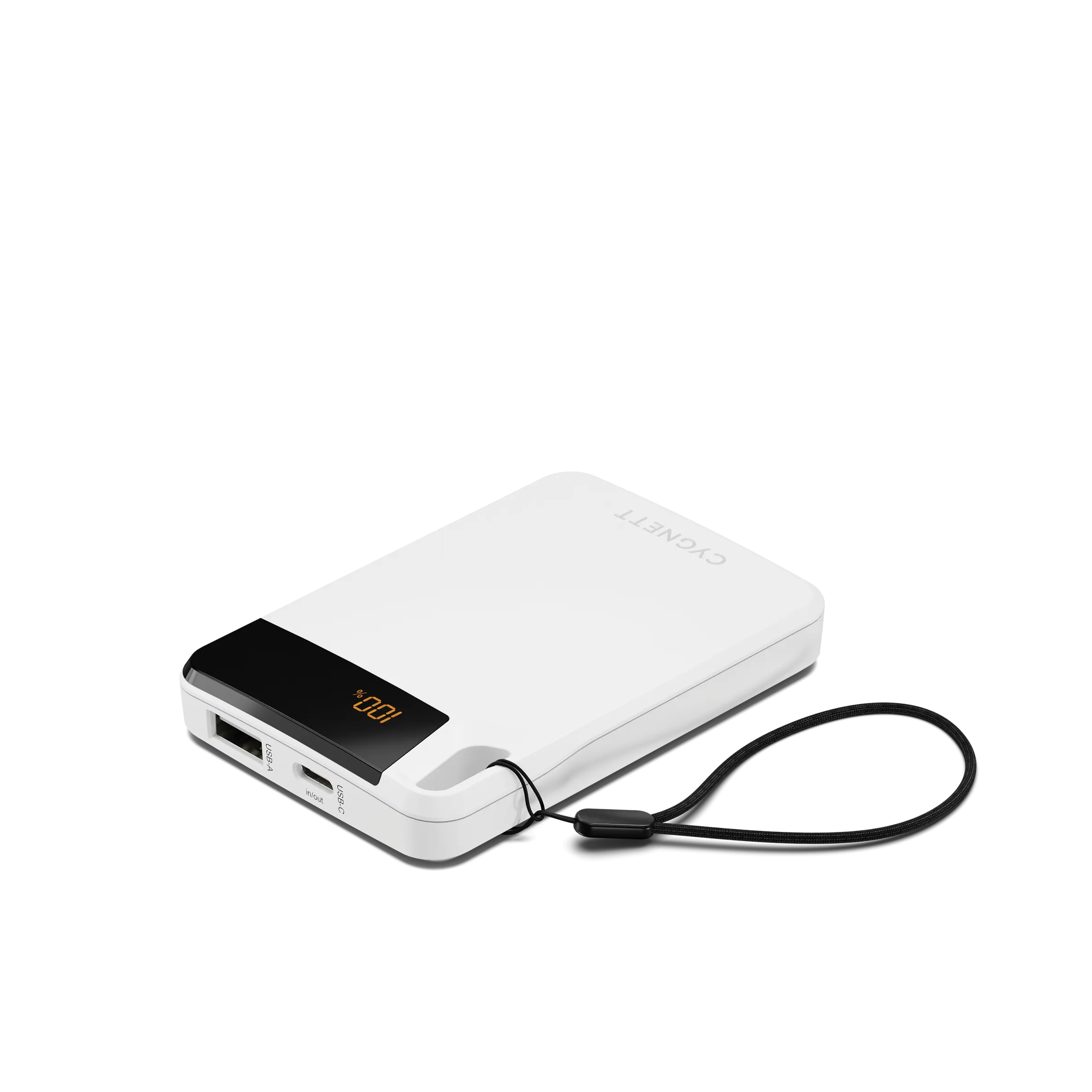 5,000 mAh Power Bank - White