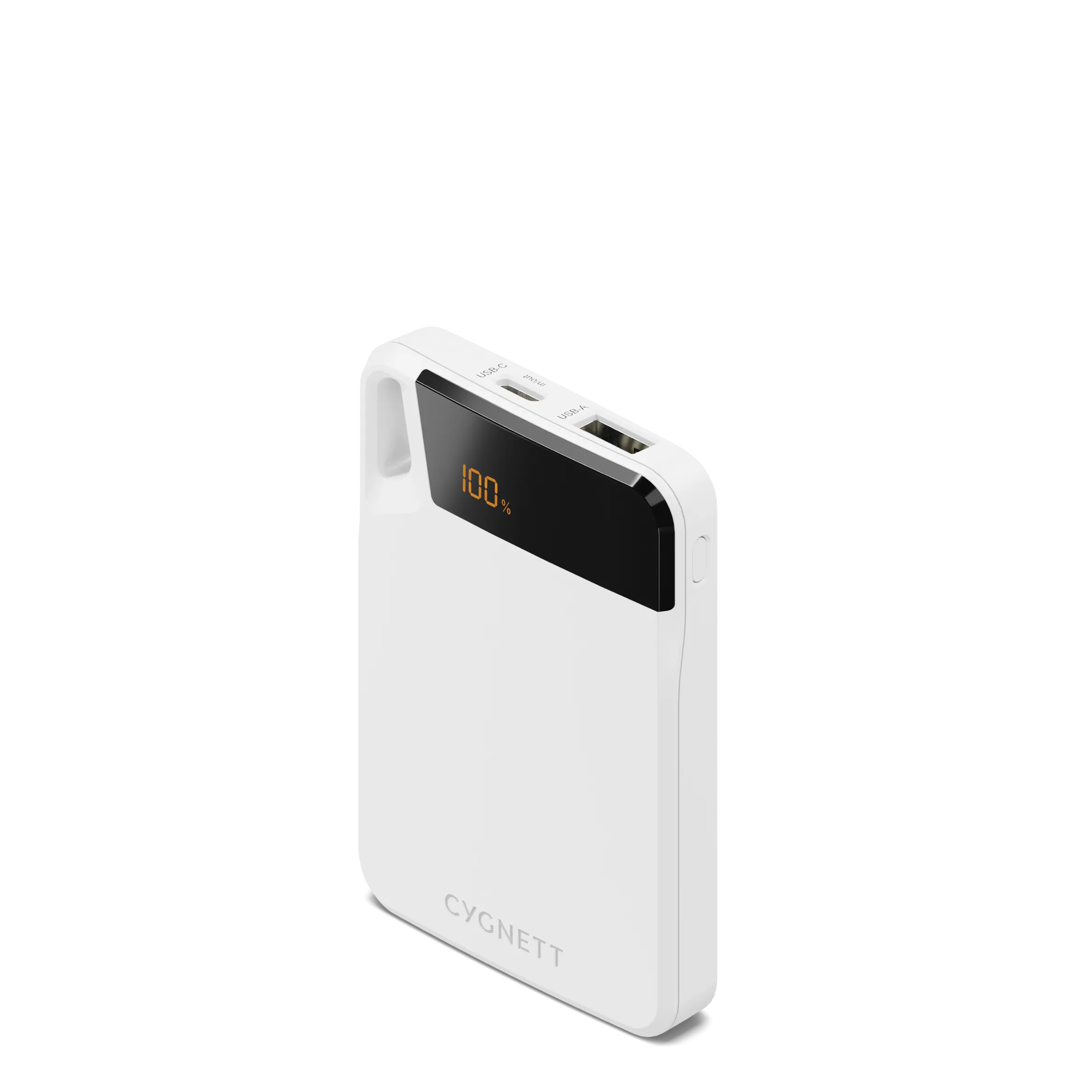 5,000 mAh Power Bank - White