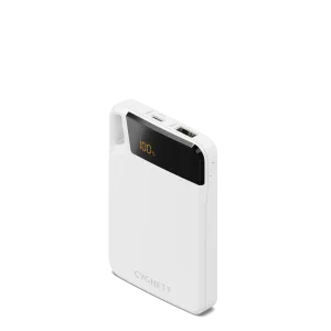 5,000 mAh Power Bank - White