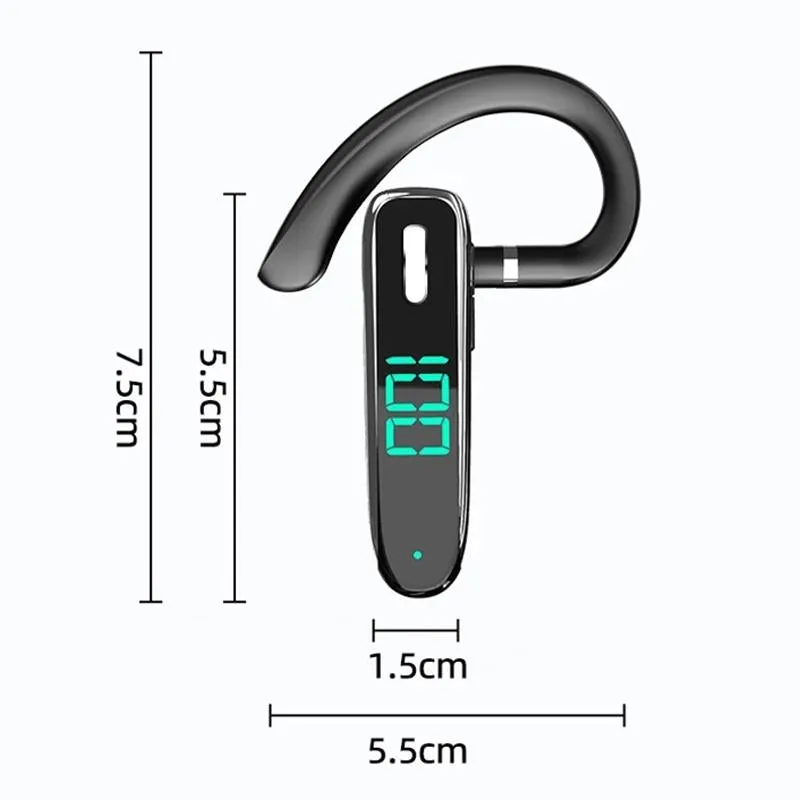 5.3 Bluetooth Business Ear-hook Earphone with Mic - K50