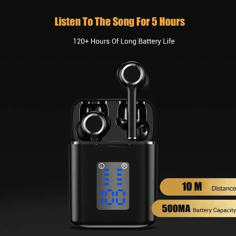 5d Stereo t & g Tg905 Tws Bluetooth Earphones with Led Display & Charging Box