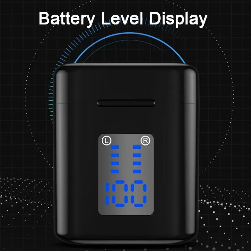 5d Stereo t & g Tg905 Tws Bluetooth Earphones with Led Display & Charging Box