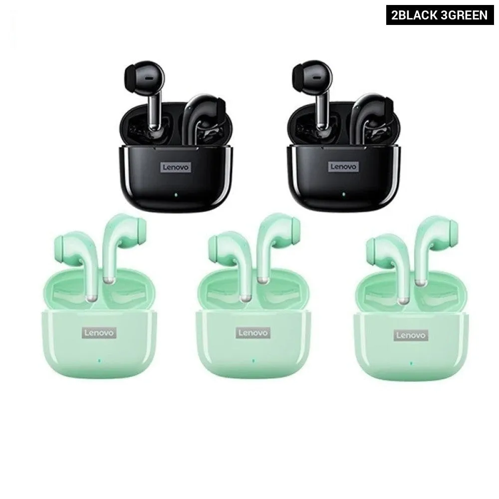 5pcs Wireless Bluetooth 5.1 Lp40 Pro Lp40pro Tws Sports Noise Reduction Touch Control Earphones