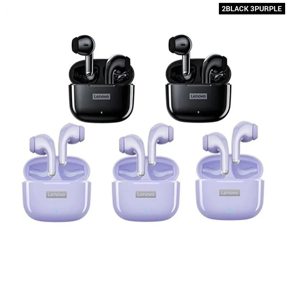 5pcs Wireless Bluetooth 5.1 Lp40 Pro Lp40pro Tws Sports Noise Reduction Touch Control Earphones