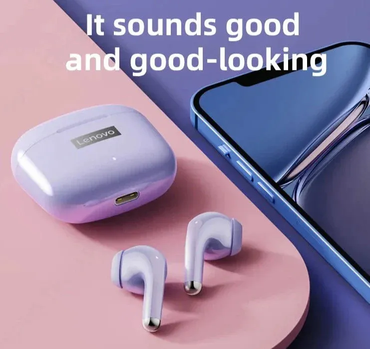 5pcs Wireless Bluetooth 5.1 Lp40 Pro Lp40pro Tws Sports Noise Reduction Touch Control Earphones