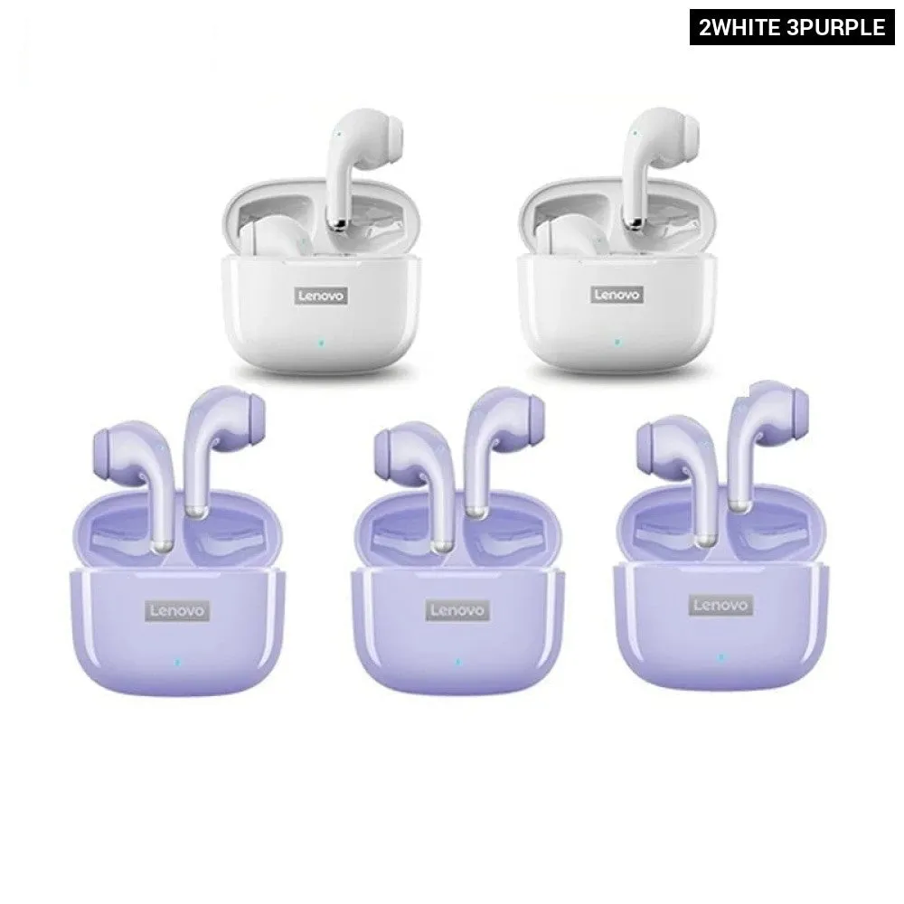 5pcs Wireless Bluetooth 5.1 Lp40 Pro Lp40pro Tws Sports Noise Reduction Touch Control Earphones