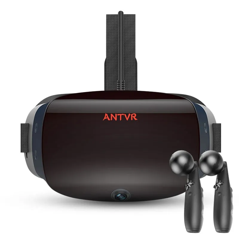 ANTVR VR Headset 2K Virtual Reality 3D Glasses For PC Work with SteamVR Cyclop 5.5"Dual OLED Helmet virtual pc glasses