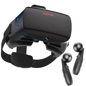 ANTVR VR Headset 2K Virtual Reality 3D Glasses For PC Work with SteamVR Cyclop 5.5"Dual OLED Helmet virtual pc glasses