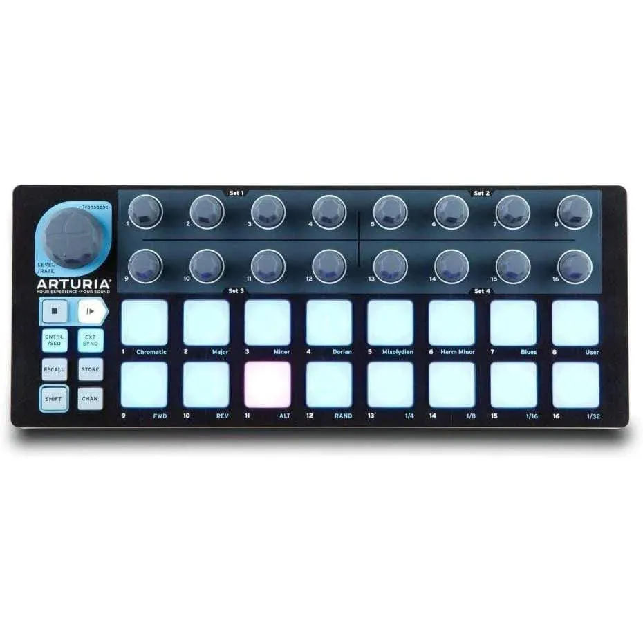 Arturia BeatStep USB/MIDI/CV Controller and Sequencer - Black Edition