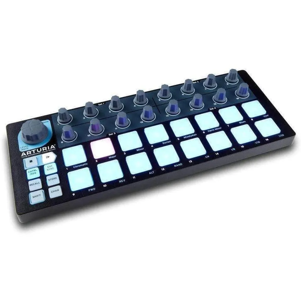 Arturia BeatStep USB/MIDI/CV Controller and Sequencer - Black Edition