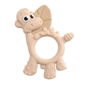 BiBaDo Dotty the Dinosaur- Silicone Multi Sensory Teether - Fawn- 3m 