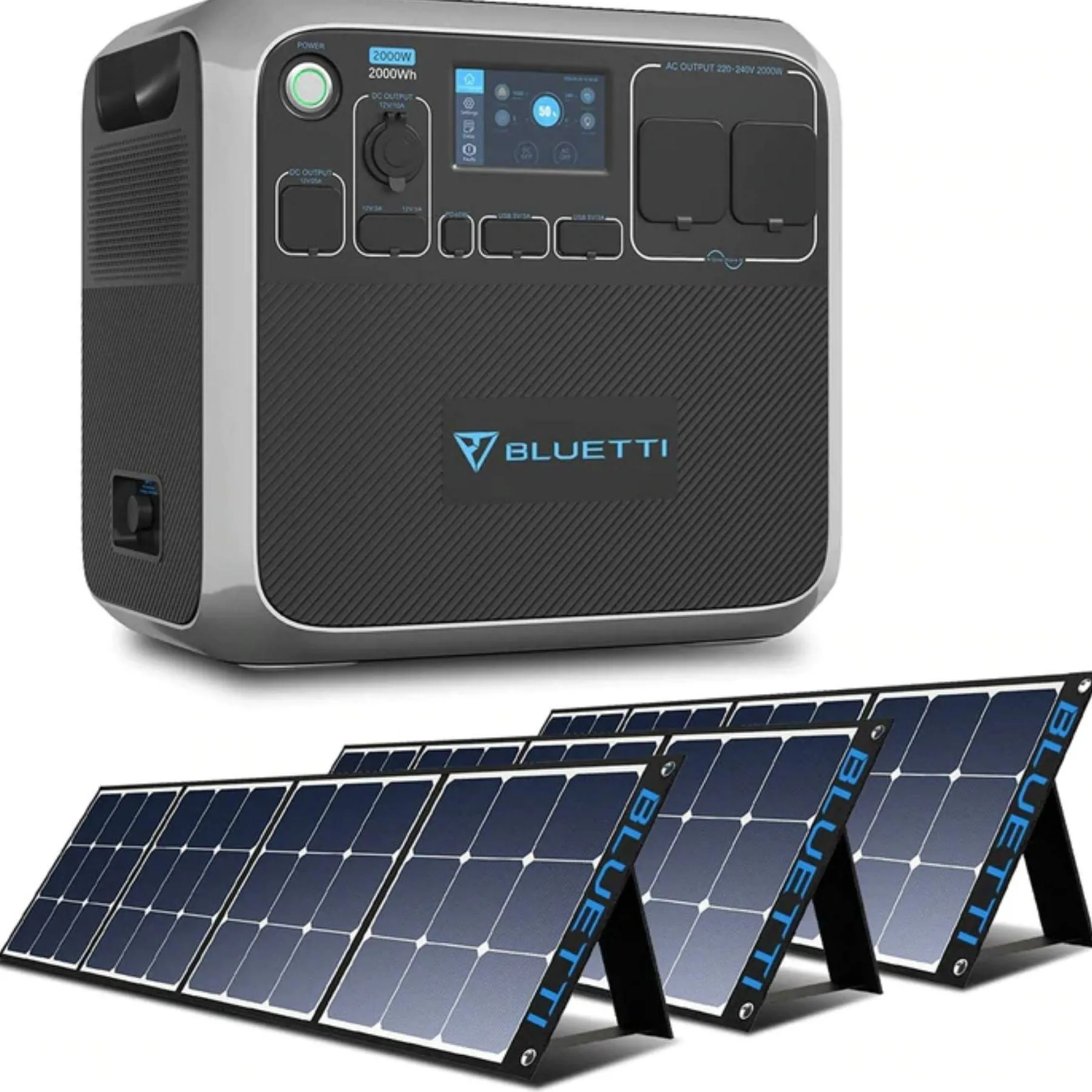Bluetti AC200P Portable Power Station with Solar Panel