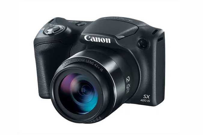 Canon PowerShot SX420 IS Black Digital Camera - 1068C001