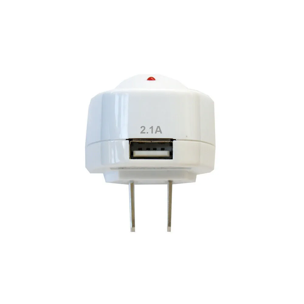 Cirago 5V AC Power USB 2.1A Home Wall Charger Adapter Plug For iPhone/iPad/iPod