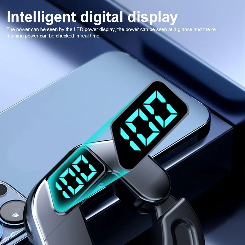 Digital Display Bone Conduction Bluetooth Headset - Sporty Design