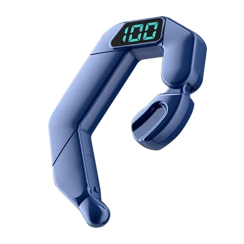 Digital Display Bone Conduction Bluetooth Headset - Sporty Design