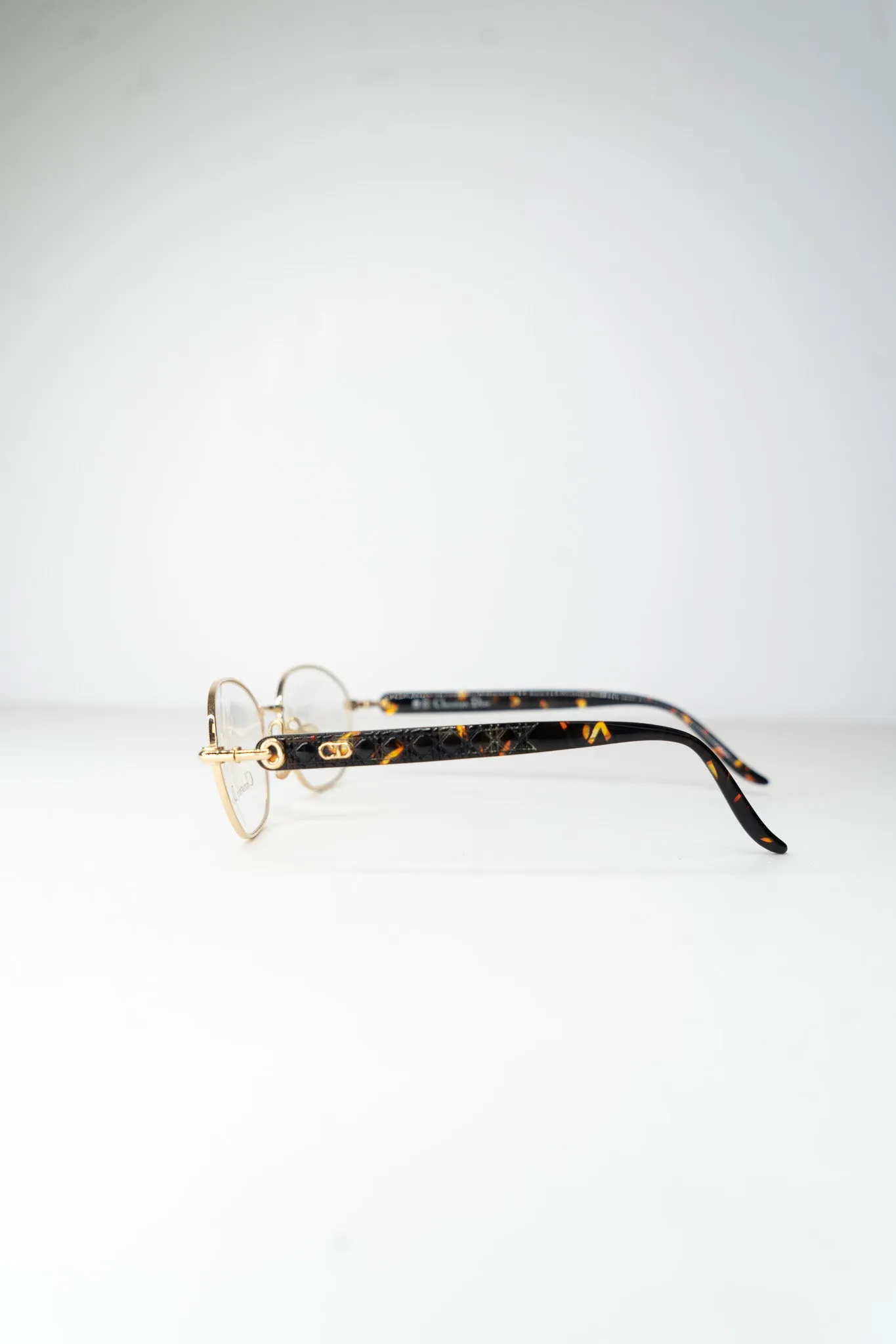 Dior Gold Quilted Glasses