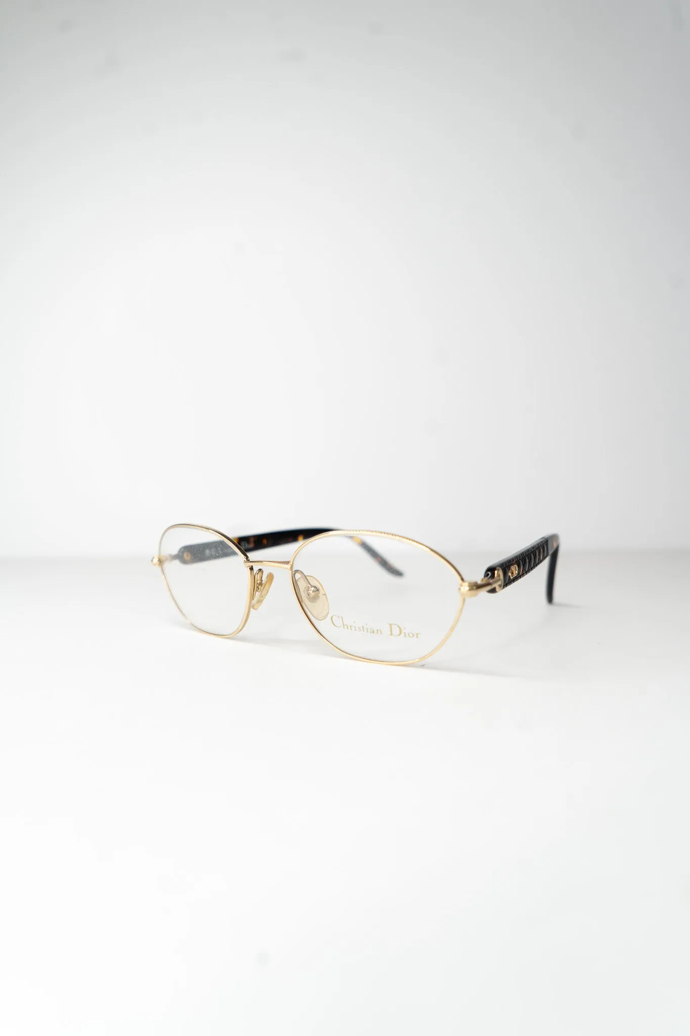Dior Gold Quilted Glasses