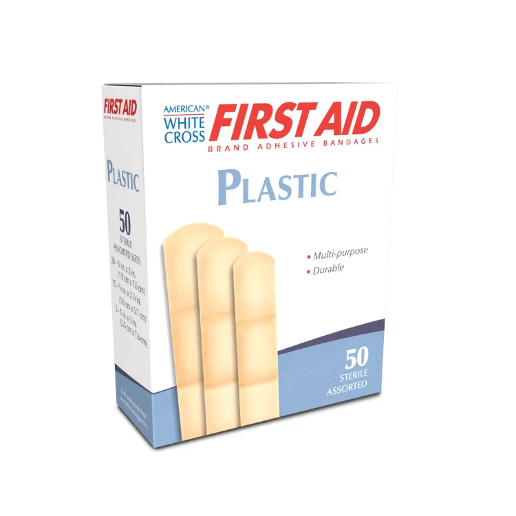 Dukal American White Cross Plastic Adhesive Bandage, Assorted