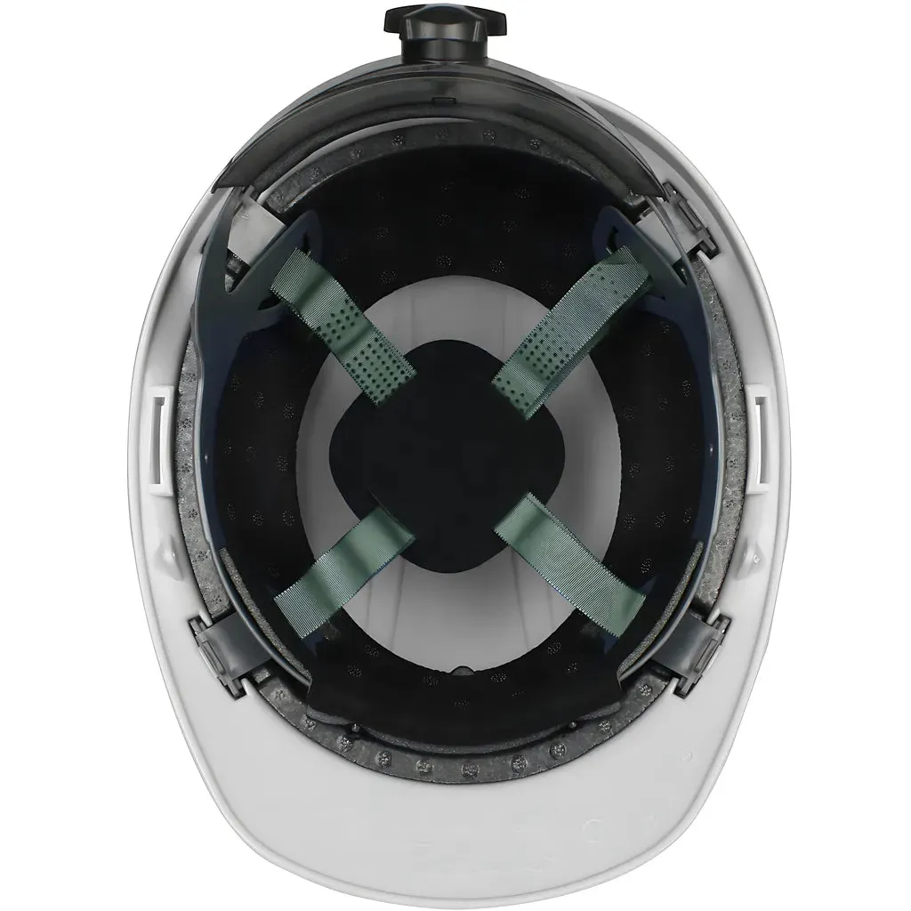 Dynamic 280-HP542R-01 Type II, Cap Style Hard Hat with HDPE Shell, 4-Point Textile Suspension and Wheel Ratchet Adjustment