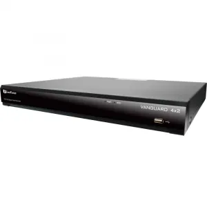 EverFocus Vanguard4x2H 4 Channel H.265 8 Megapixel Hybrid Video Recorder, No HDD