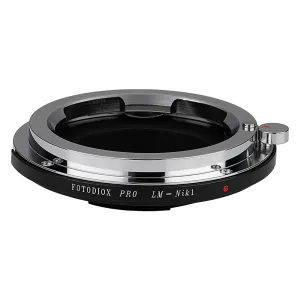 Fotodiox Pro Lens Adapter - Compatible with Leica M Rangefinder Lenses to Nikon 1-Series Mirrorless Cameras