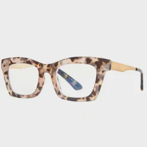 GLASSES | TEST YOUR METTLE IN TORTOISE SHELL GREY