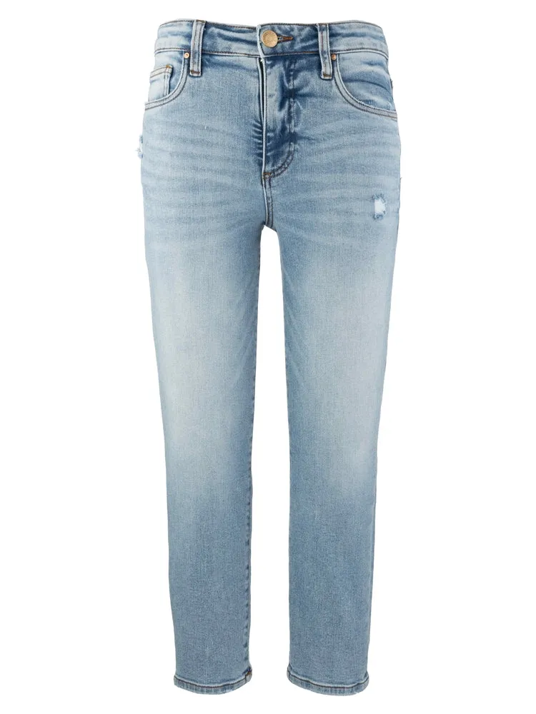 Kut From The Kloth Rachael High Rise Fab Ab Mom Regular Hem In Recognition