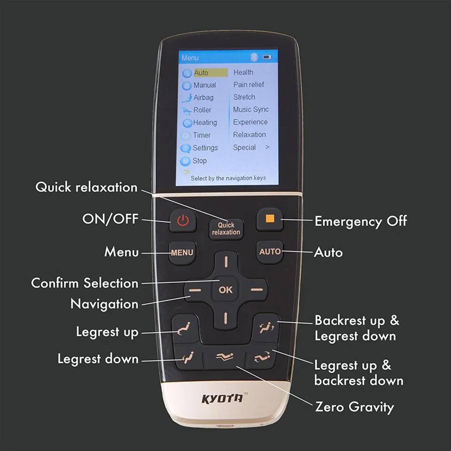 Kyota Kokoro M888 4D Massage Chair - Certified Pre-Owned