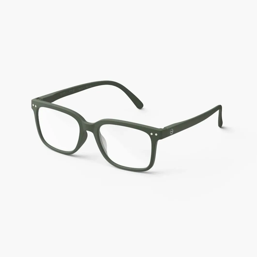 #L Reading Glasses (Kaki Green)