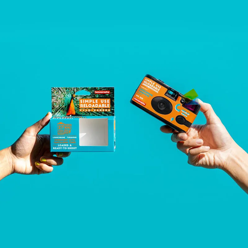Lomography Simple Use Film Camera Lomochrome Turquoise
