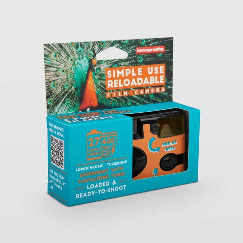 Lomography Simple Use Film Camera Lomochrome Turquoise
