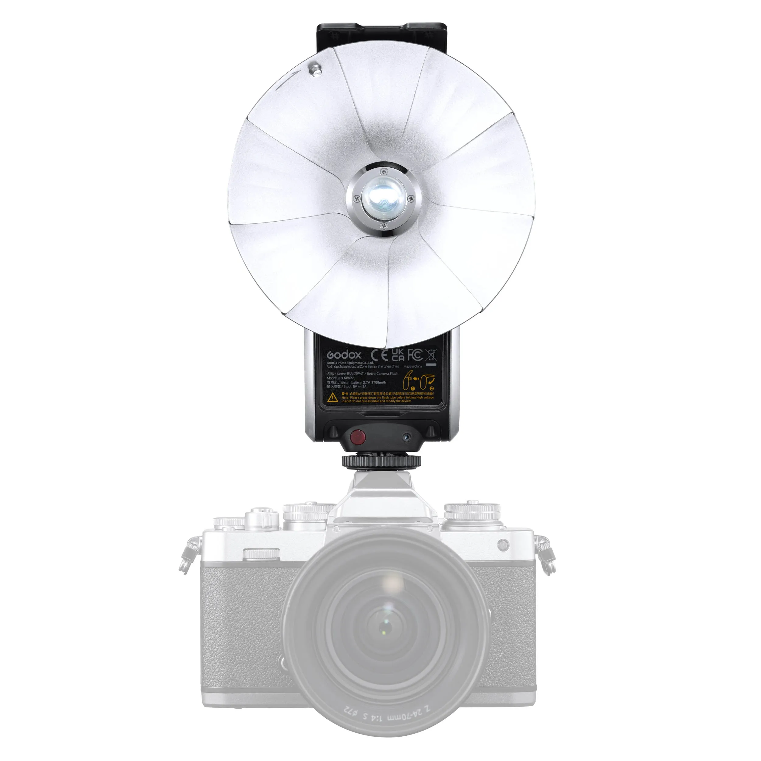 Lux Senior Retro-Styled On-Camera Manual Flash Speedlite