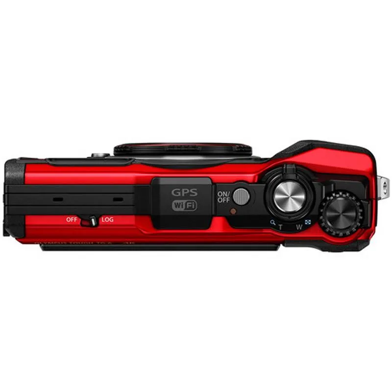 OLYMPUS Tough TG-6 12MP  Water, Crush, Shock, Freeze & Dustproof Digital Camera Red