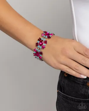 Open Door Jewelry - Bewildering Bling - Pink Bracelet - Paparazzi Accessories