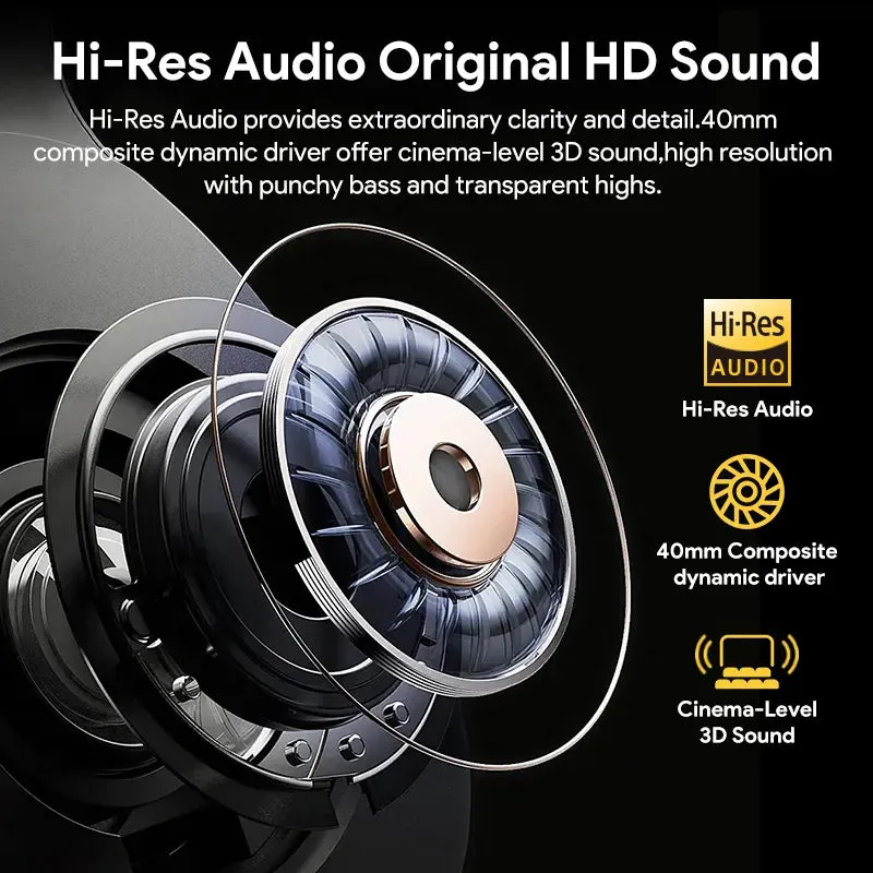 QCY H3 ANC Wireless Headphones Bluetooth 5.4