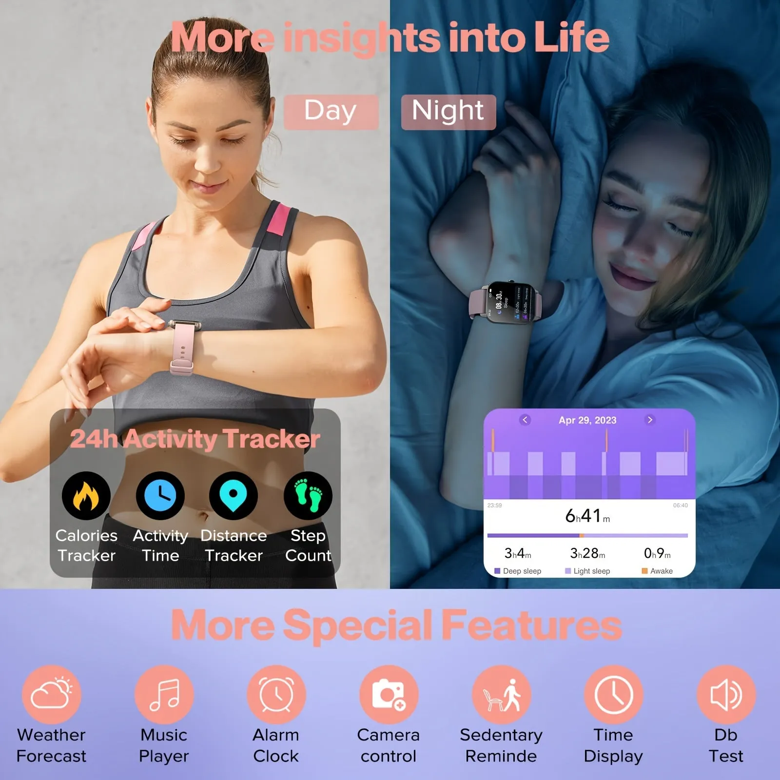 Smart Watch For Men Women (Answer/Make Calls), 4.98cm HD Touch Screen Fitness Watch, 112 Sports Modes, IP67 Waterproof Activity Trackers Compatible With Android IOS