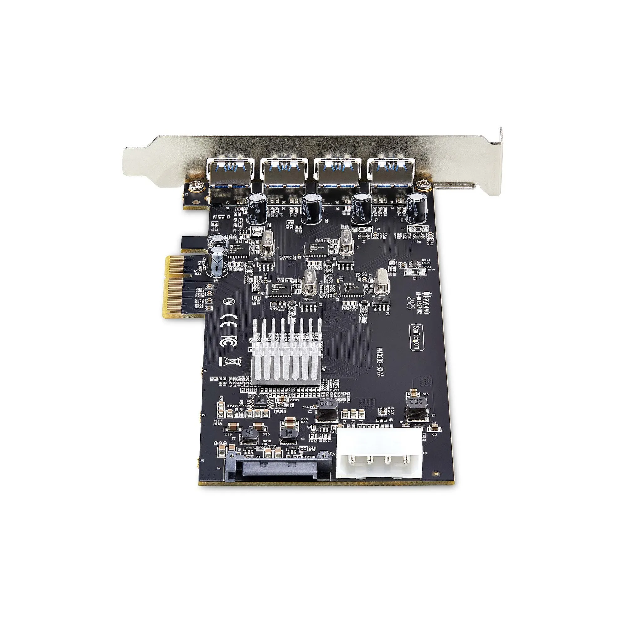 Startech.Com 4-Port Usb-A Pcie Card, Usb 3.2 5Gbps, 4X Usb Controllers - Usb Adapter - Pcie 2.0 X4 - Usb 3.2 Gen 1 X 4